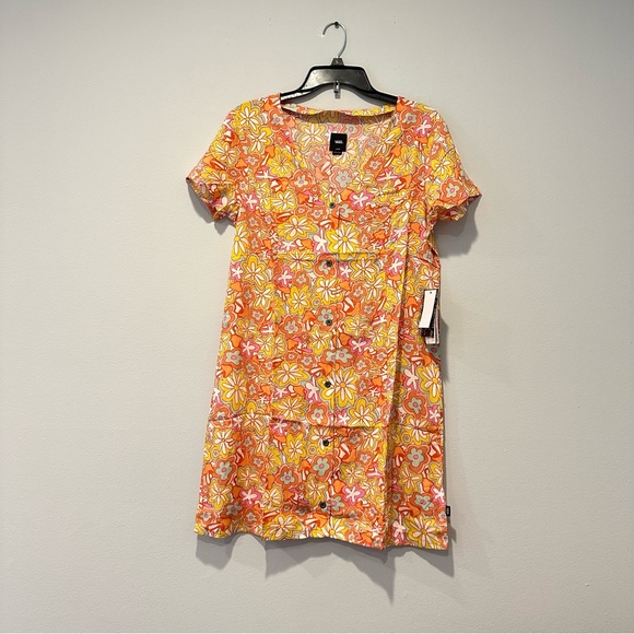 VANS Resort Floral Womens Short Dress - Picture 7 of 12